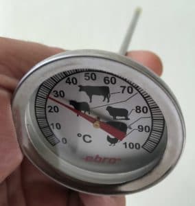 Analoger Grillthermometer