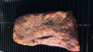 Beef Brisket im Smoker Grill