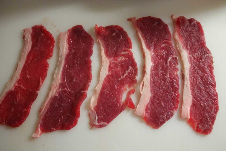 Beef Jerky in Whiskey Marinade. Mein Rezept