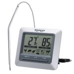 topop-barbecue-grill-thermometer-und-digital-zeitmesser-mit-grossem-lcd-display-304-edelstahl-sonde-bbq-smoker-thermometer-fuer-das-kochen-indoor-outdoor-grill-backofen-fleisch-tuerkei-ste