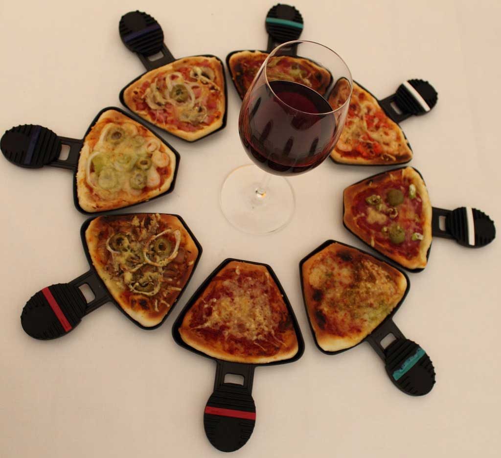 Variationen von Raclettepizza