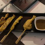 Saté Spieße mit Erdnusssoße