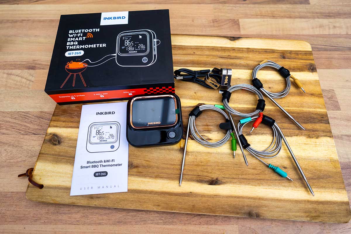 Inkbird Kit de 4 sondas de color de repuesto, solo compatible con termómetro de carne IBT-4XSIBT