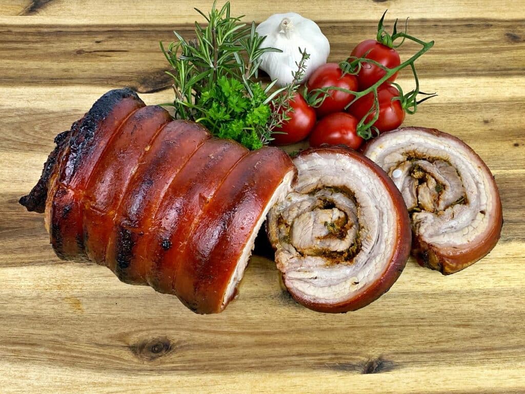 Porchetta vom Drehspieß