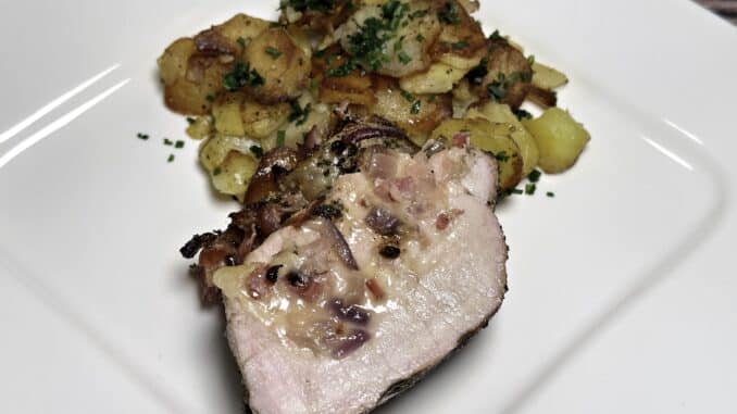 Gegrillter Schweinerücken