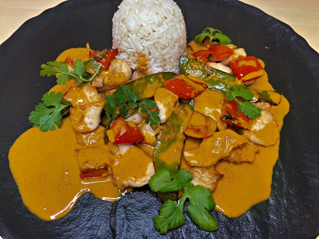 Red Thaicurry aus dem Wok