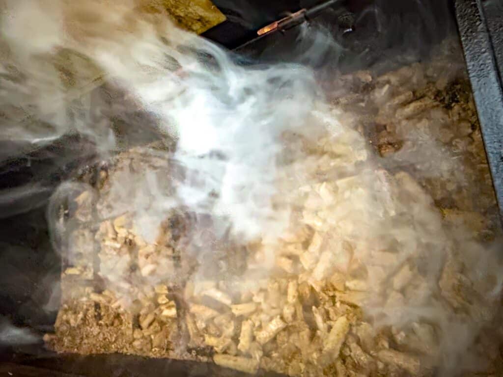 Rückbrennen im Pelletgrill