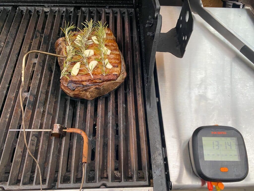 Grillthermometer mit zwei Fühlern